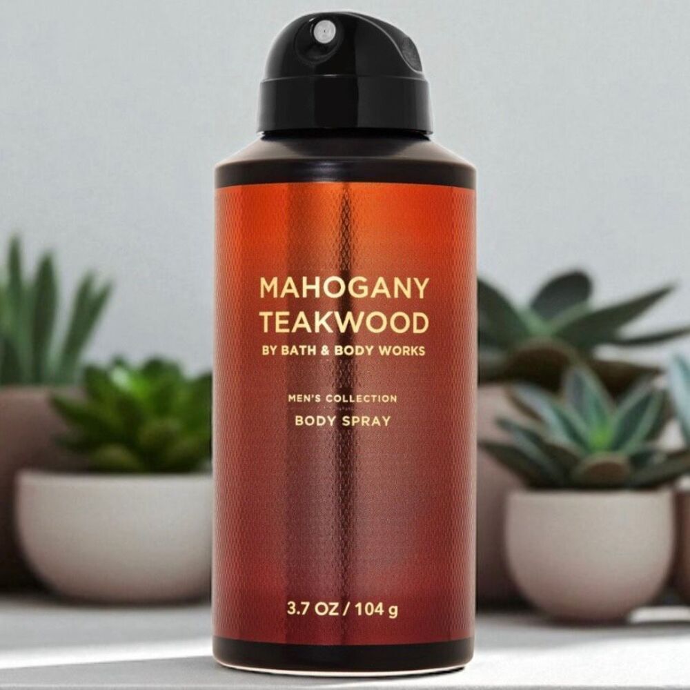 NWT Bath & Body Works MAHOGANY TEAKWOOD  Men’s Collection Body Spray